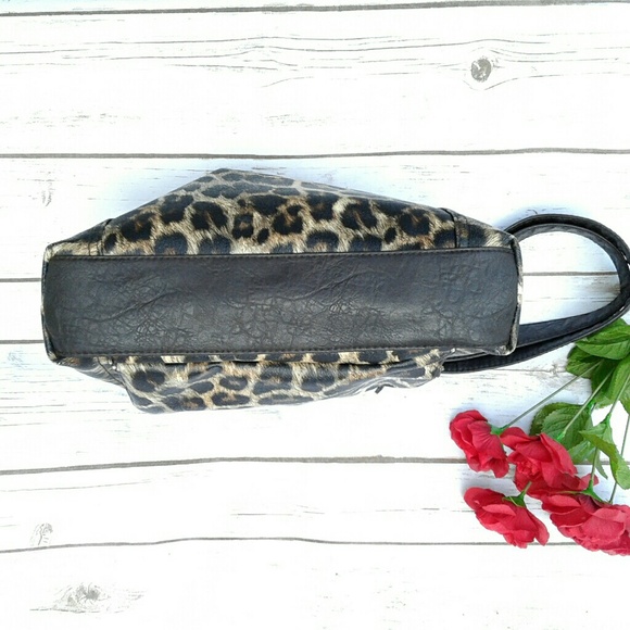 Bueno leather  shoulder bag animal leopard print - Picture 3 of 8